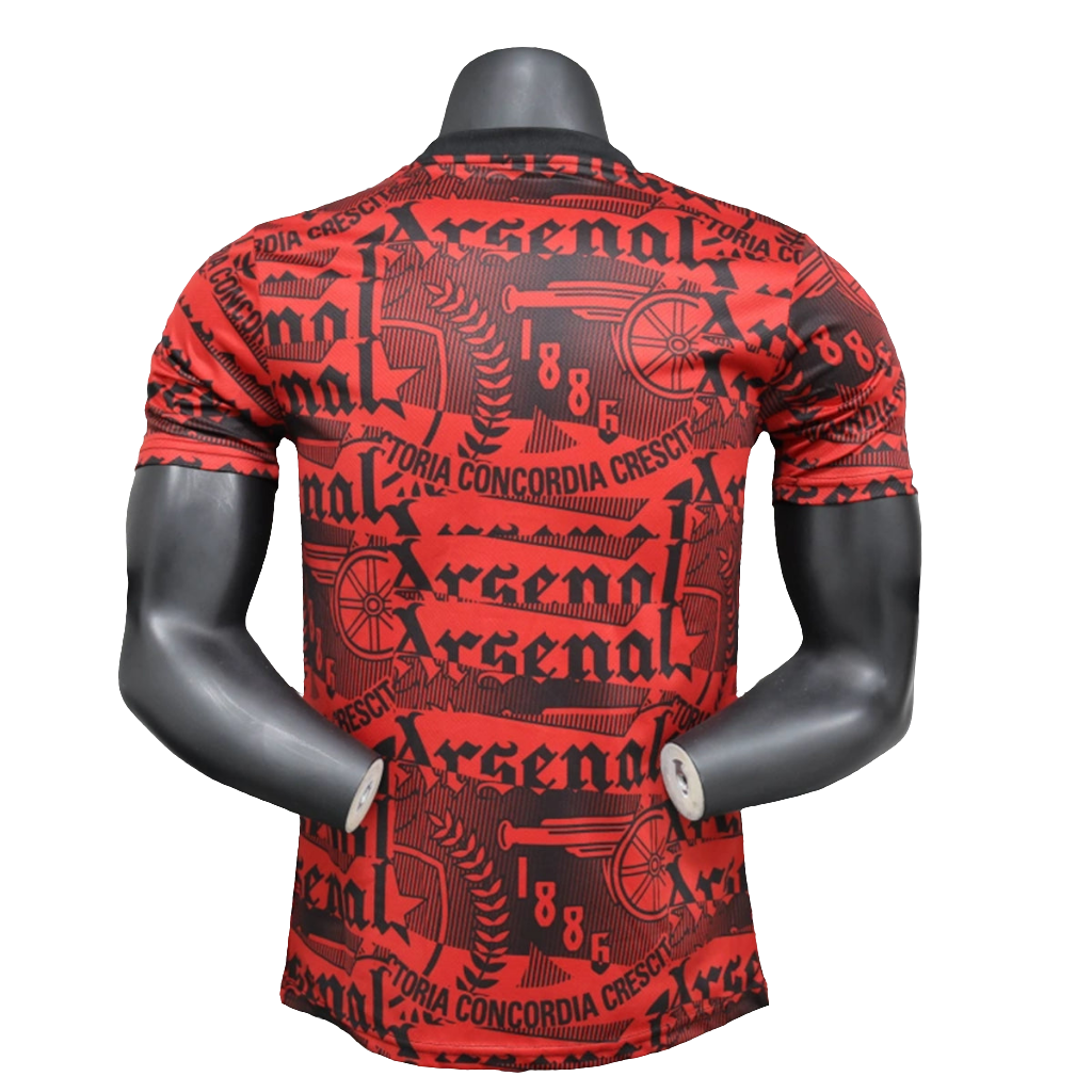 Camiseta Arsenal 25/26 Entrenamiento - Rojo Oscuro - Versión Jugador