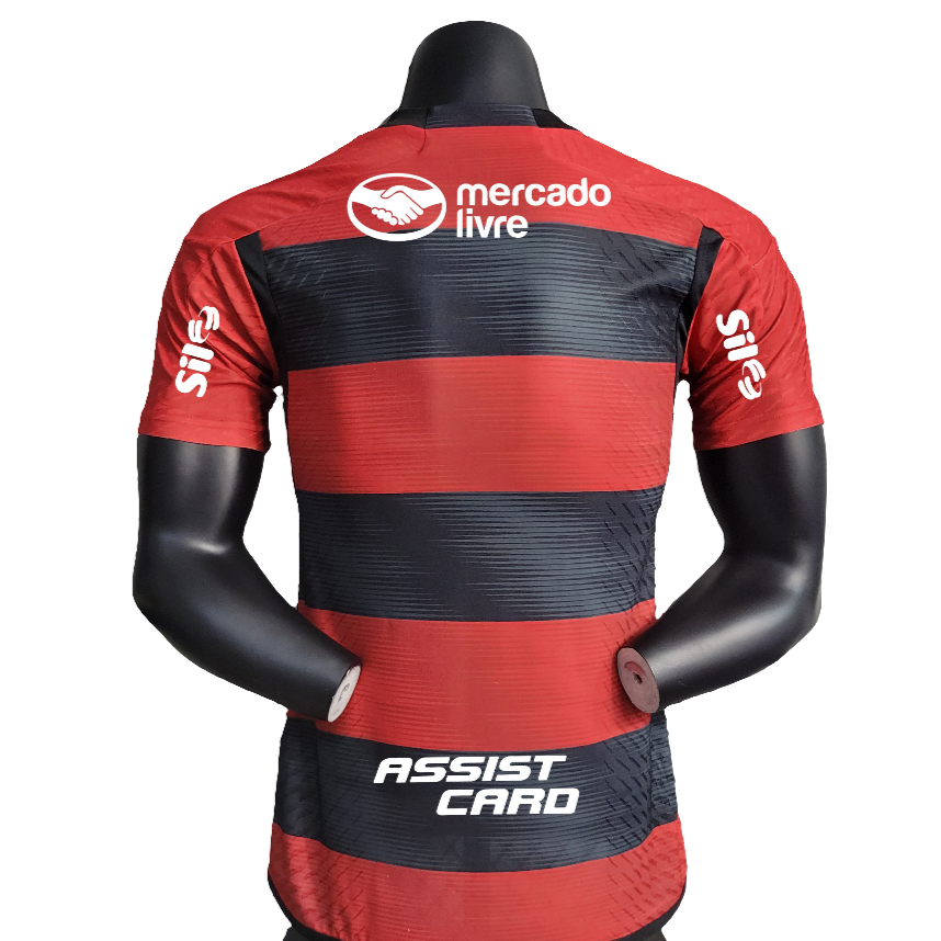 Camiseta Flamengo 23/24 I Casa - Todos los Patrocinios - Versión Jugador