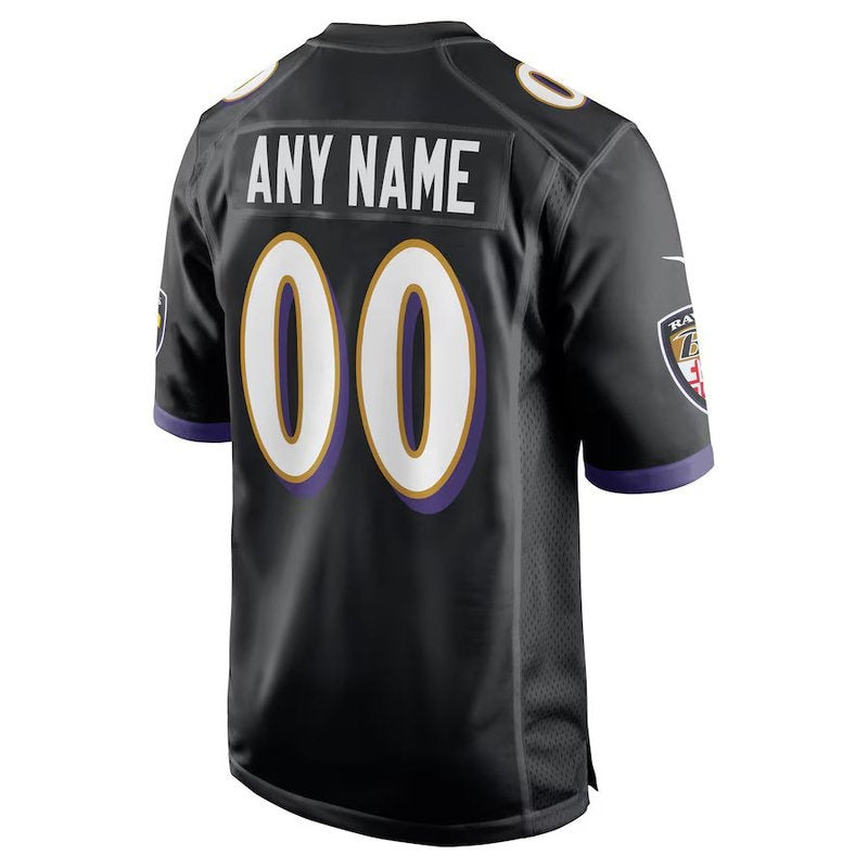 Camiseta NFL Baltimore Ravens - Versión Alternativa de Juego - Negro