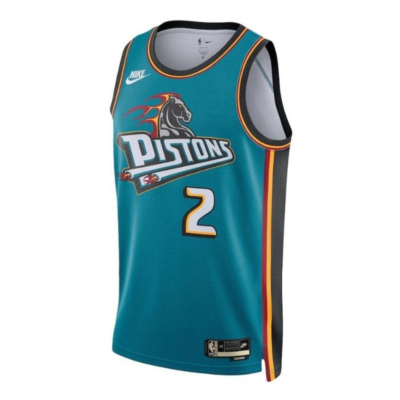 Camiseta NBA Cade Cunningham - Detroit Pistons - 2023 Azul Petróleo - Versión Clásica