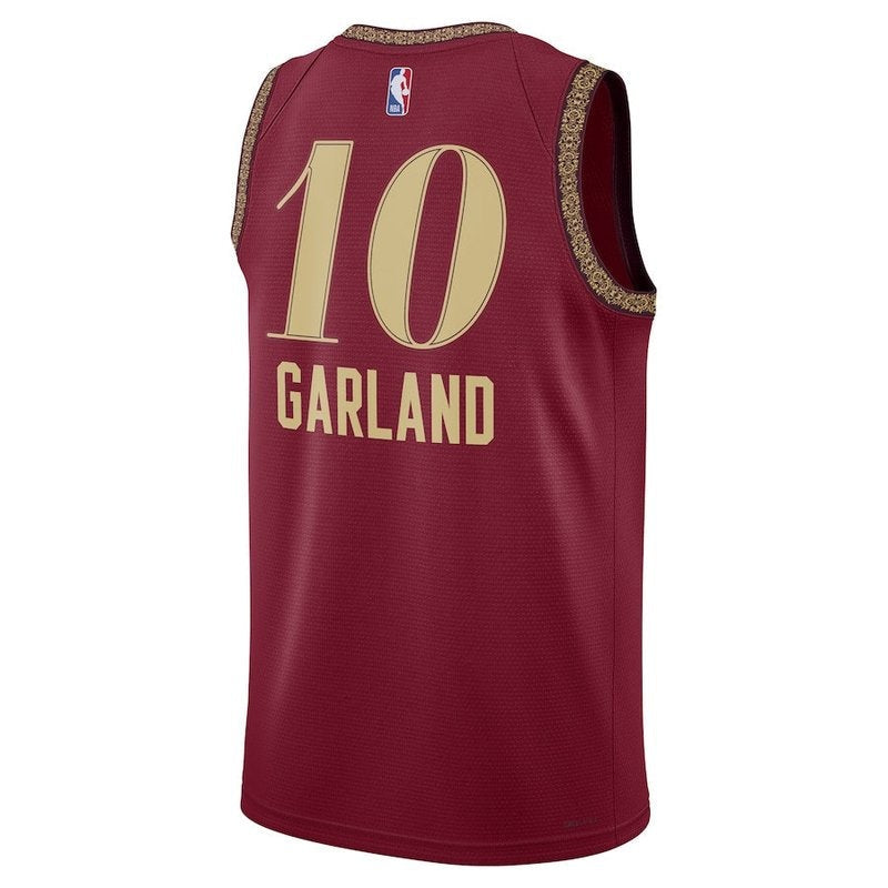 Camiseta NBA Darius Garland - Cleveland Cavaliers - 23/24 - Burdeos - Edición Ciudad