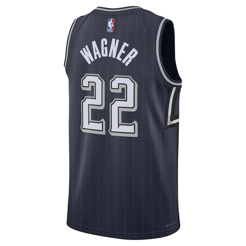 Camiseta NBA Franz Wagner - Orlando Magic - 23/24 - Azul Marino - Edición Ciudad
