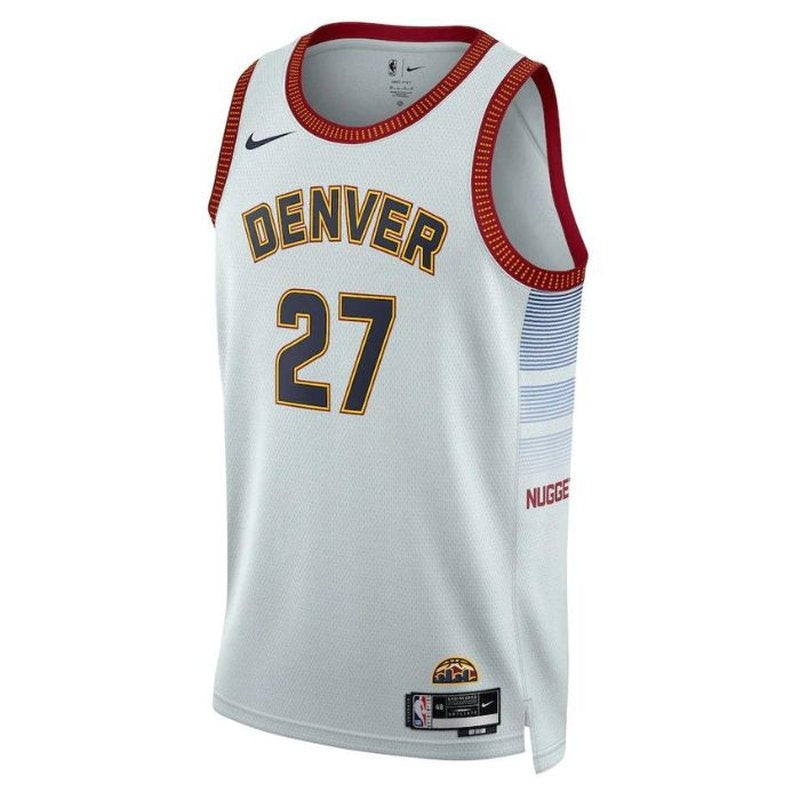 Camiseta NBA Jamal Murray - Denver Nuggets - 2023 - Edición Ciudad - Plata