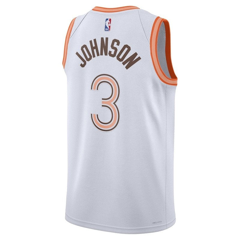 Camiseta NBA Keldon Johnson - San Antonio Spurs - 23/24 - Blanco - Edición Ciudad
