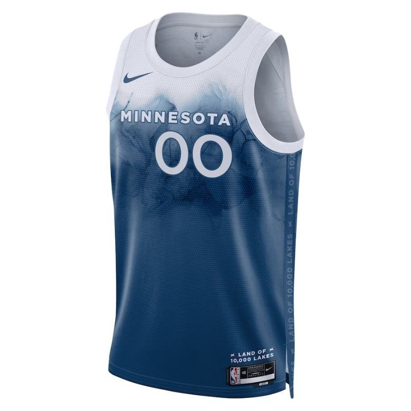 Camiseta NBA - Minnesota Timberwolves - 23/24 - Azul - Edición Ciudad