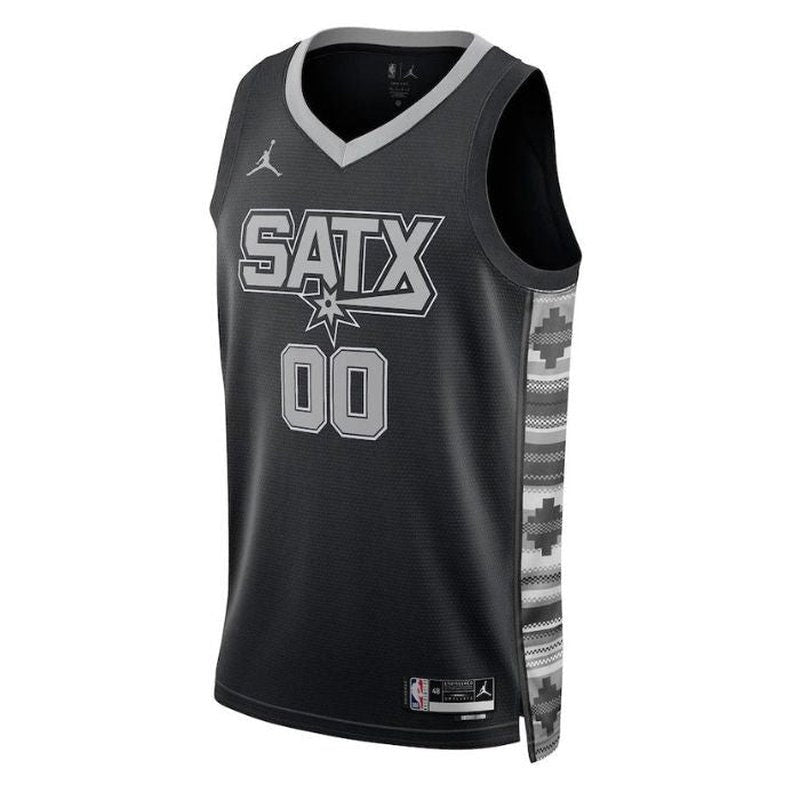 Camiseta NBA - San Antonio Spurs - 2023 - Edición de Impacto - Negro