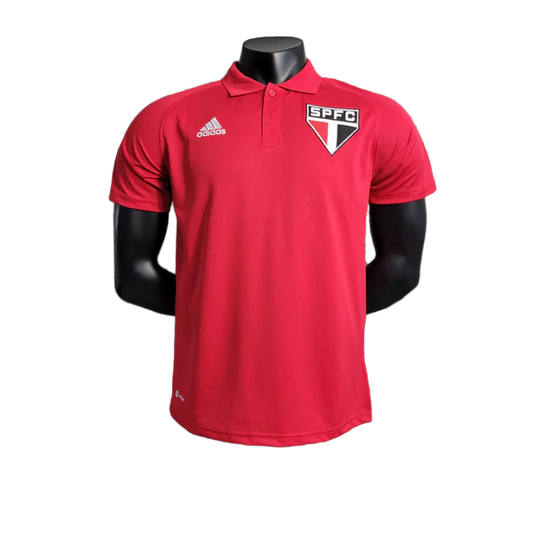 Camiseta São Paulo 23/24 Edición Polo - Rojo - Versión Aficionado