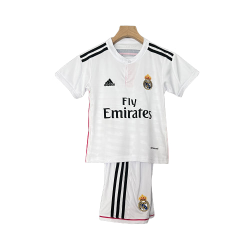 Conjunto Infantil Retrô - Real Madrid 14/15 I Casa