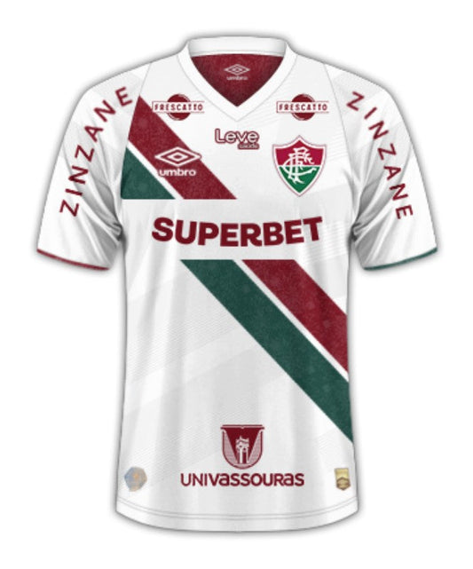 Camiseta Fluminense 24/25 II Visitante - Todos los Patrocinios - Versión Aficionado