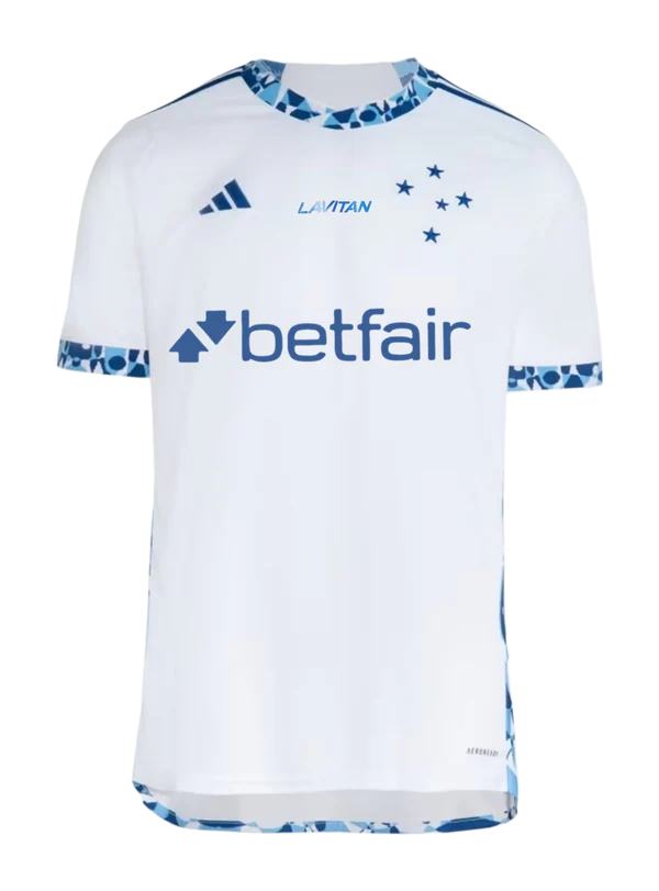 Camiseta Cruzeiro 24/25 II Visitante - Todos los Patrocinios - Versión Aficionado