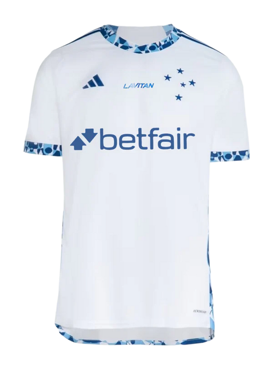 Camiseta Cruzeiro 24/25 II Visitante - Todos los Patrocinios - Versión Aficionado