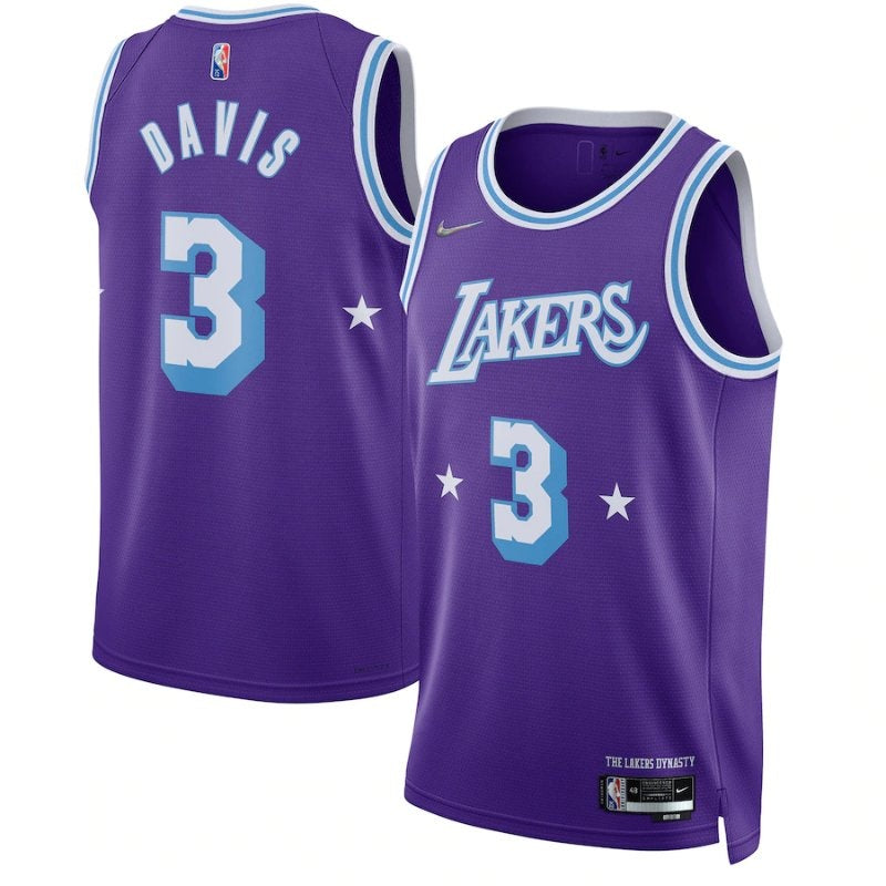 Camiseta NBA Anthony Davis - Los Angeles Lakers - 2022 - Morado