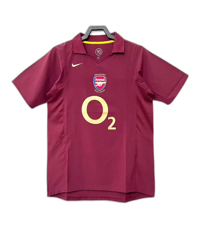 Camiseta Arsenal 05/06 I Casa - Versión Retro