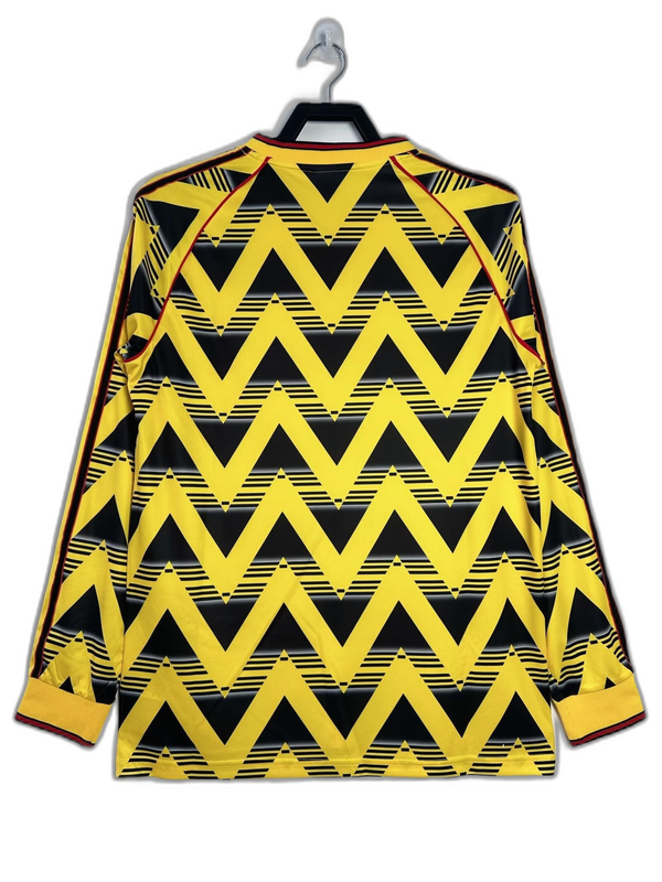 Camiseta Arsenal 91/93 II Visitante - Manga Larga Versión Retro
