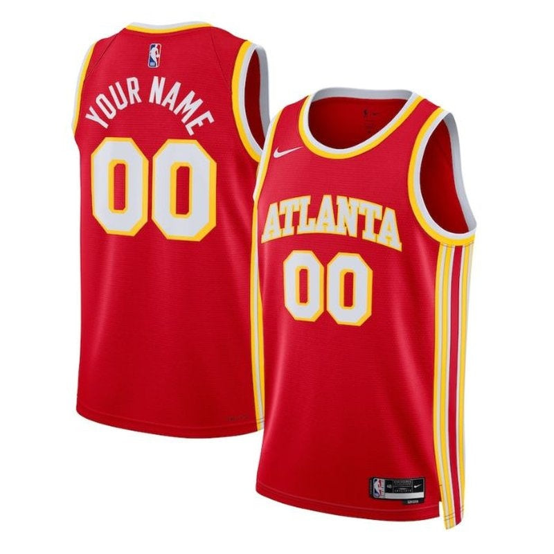 Camiseta NBA - Atlanta Hawks - 2023 Rojo - Edición Ícono