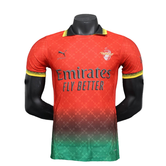 Camiseta AC Milan 25/26 Edición Conmemorativa - Roja - Versión Jugador