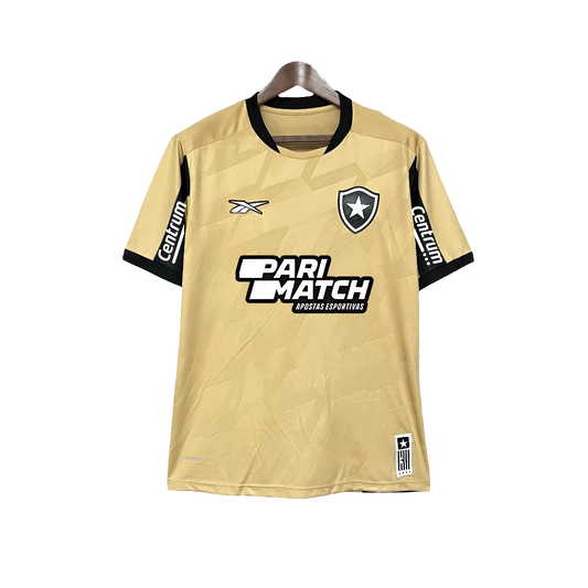 Camiseta Botafogo 24/25 Portero - Oro - Todos los Patrocinios - Versión Aficionado