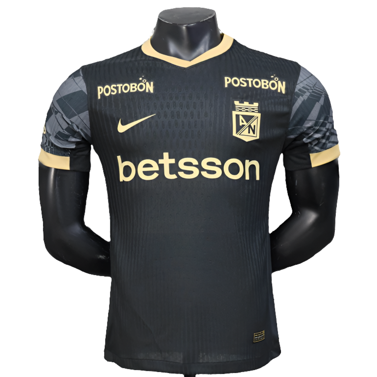 Camiseta Atlético Nacional 25/26 Edición Negra - Versión Jugador