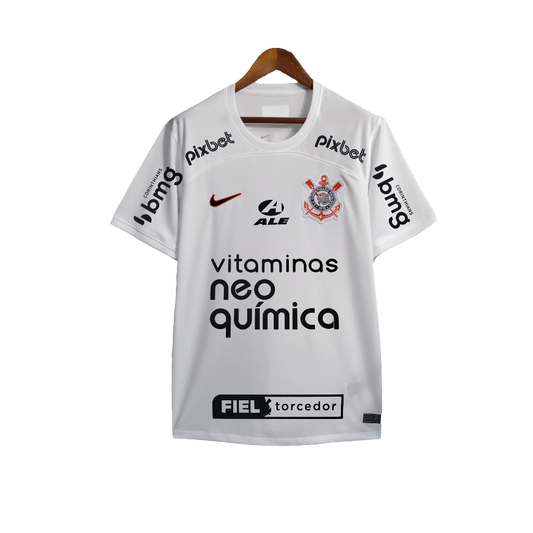 Camiseta Corinthians 23/24 I Casa - Todos los Patrocinios - Versión Aficionado