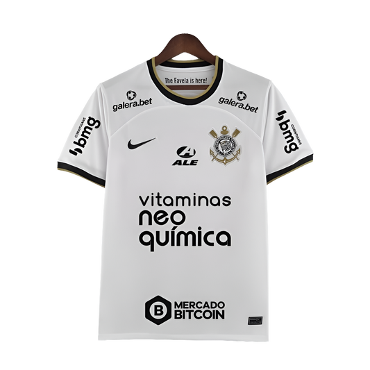 Camiseta Corinthians 22/23 I Casa - Todos los Patrocinios - Versión Aficionado
