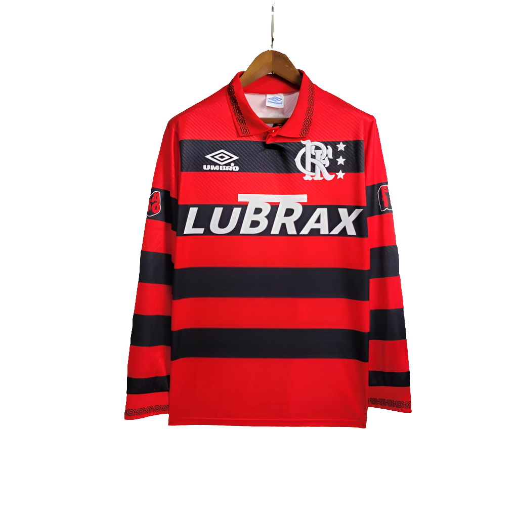 Camiseta Flamengo 94/95 I Casa - Manga Larga Versión Retro