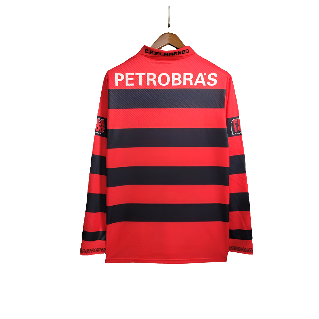 Camiseta Flamengo 94/95 I Casa - Manga Larga Versión Retro