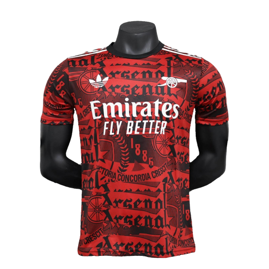 Camiseta Arsenal 25/26 Entrenamiento - Rojo Oscuro - Versión Jugador