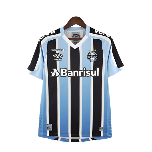 Camiseta Grêmio 22/23 I Casa - Todos los Patrocinios - Versión Aficionado