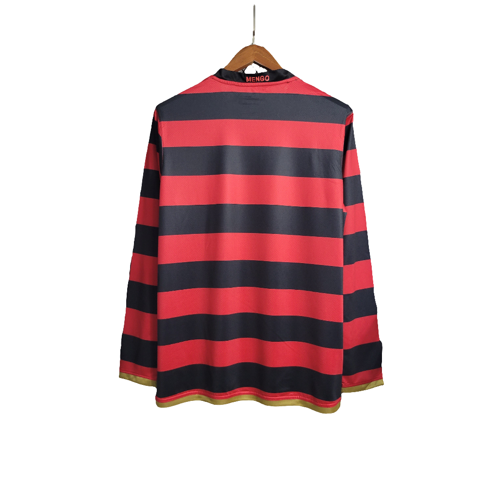 Camiseta Flamengo 2009 I Casa - Manga Larga Versión Retro