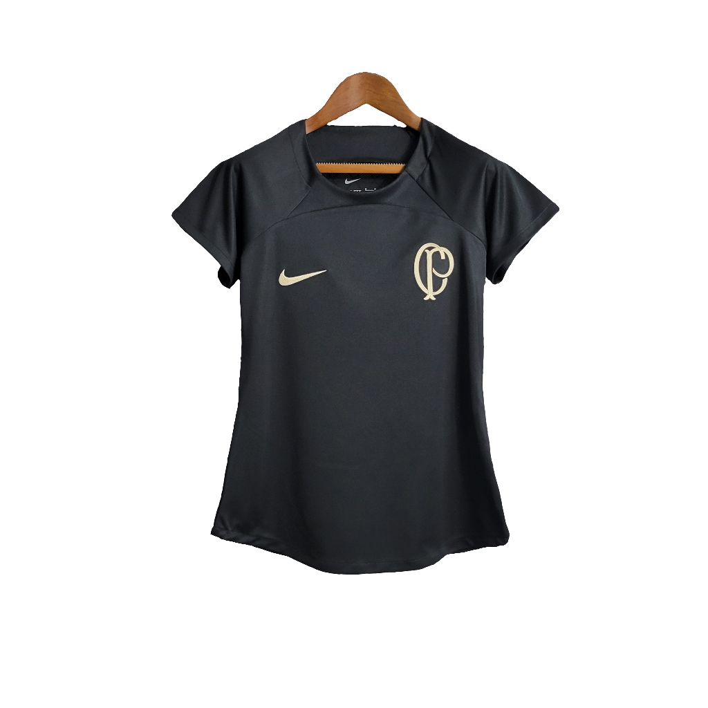 Camiseta Corinthians 22/23 Entrenamiento - Negro - Femenina