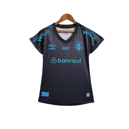 Camiseta Grêmio 23/24 III Tercera - Todos los Patrocinios - Femenina