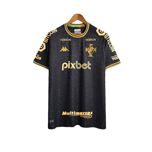 Camiseta Vasco 22/23 Portero - Negro - Todos los Patrocinios - Versión Aficionado