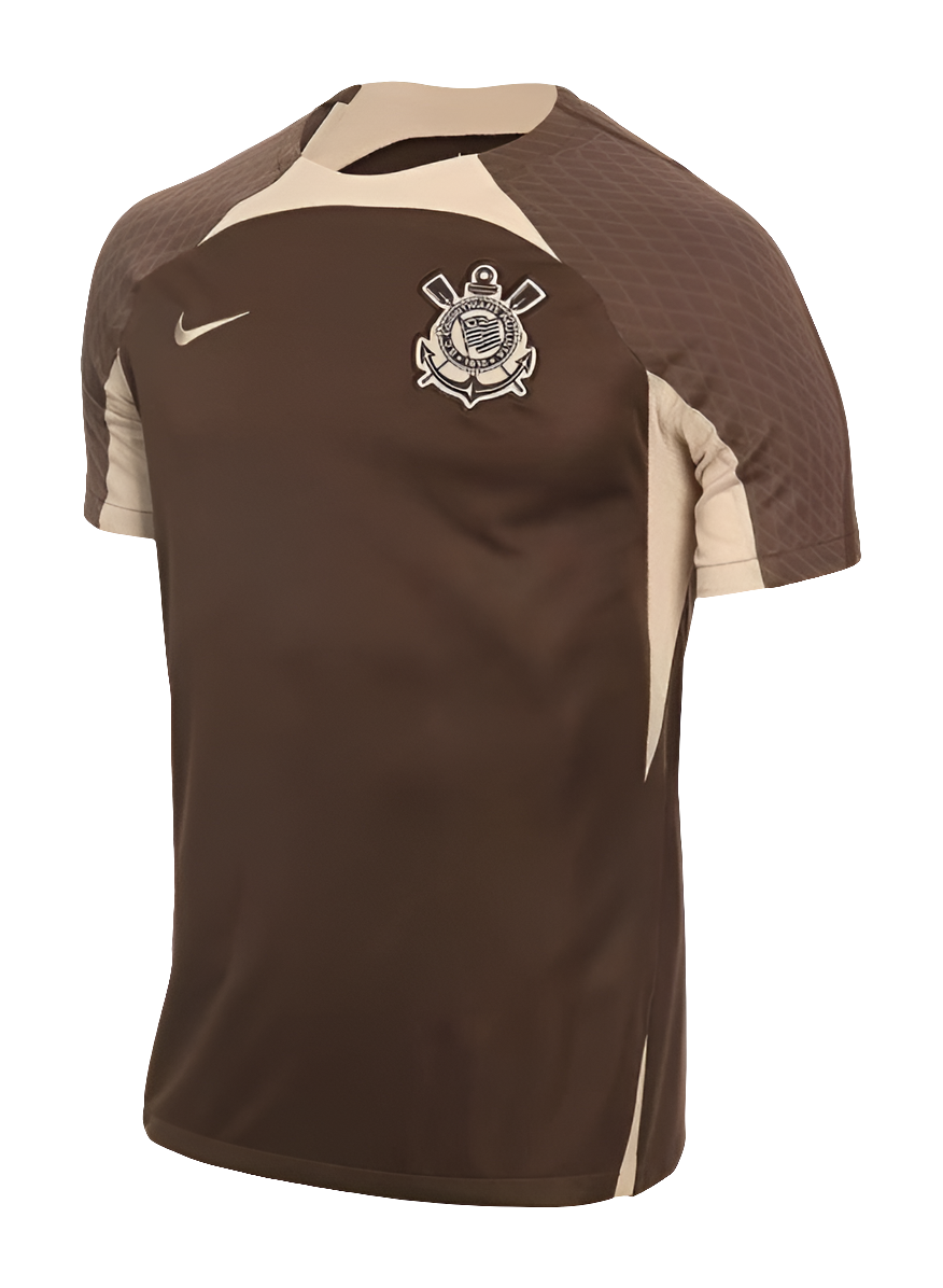 Camiseta Corinthians 24/25 Entrenamiento - Marrón - Versión Aficionado