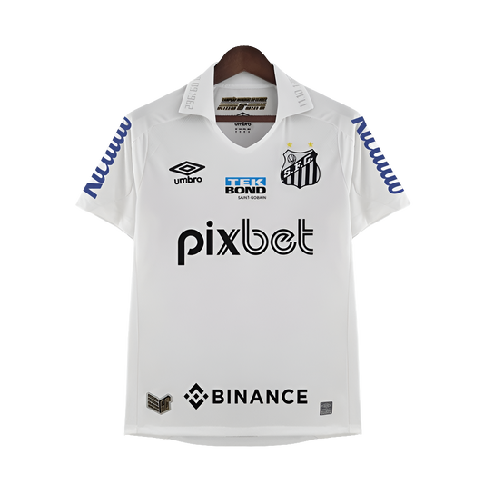 Camiseta Santos 22/23 I Casa - Todos los Patrocinios - Versión Aficionado