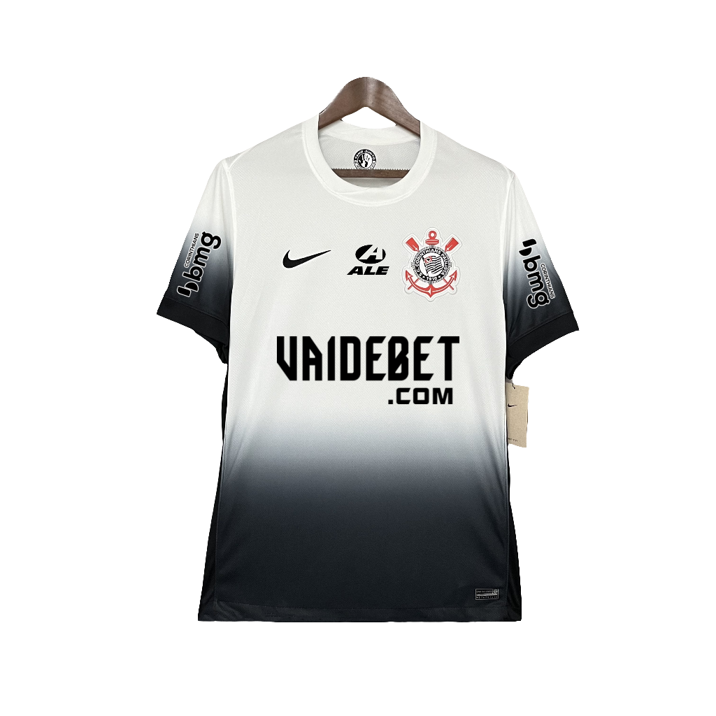 Camiseta Corinthians 24/25 I Casa - Todos los Patrocinios - Versión Aficionado