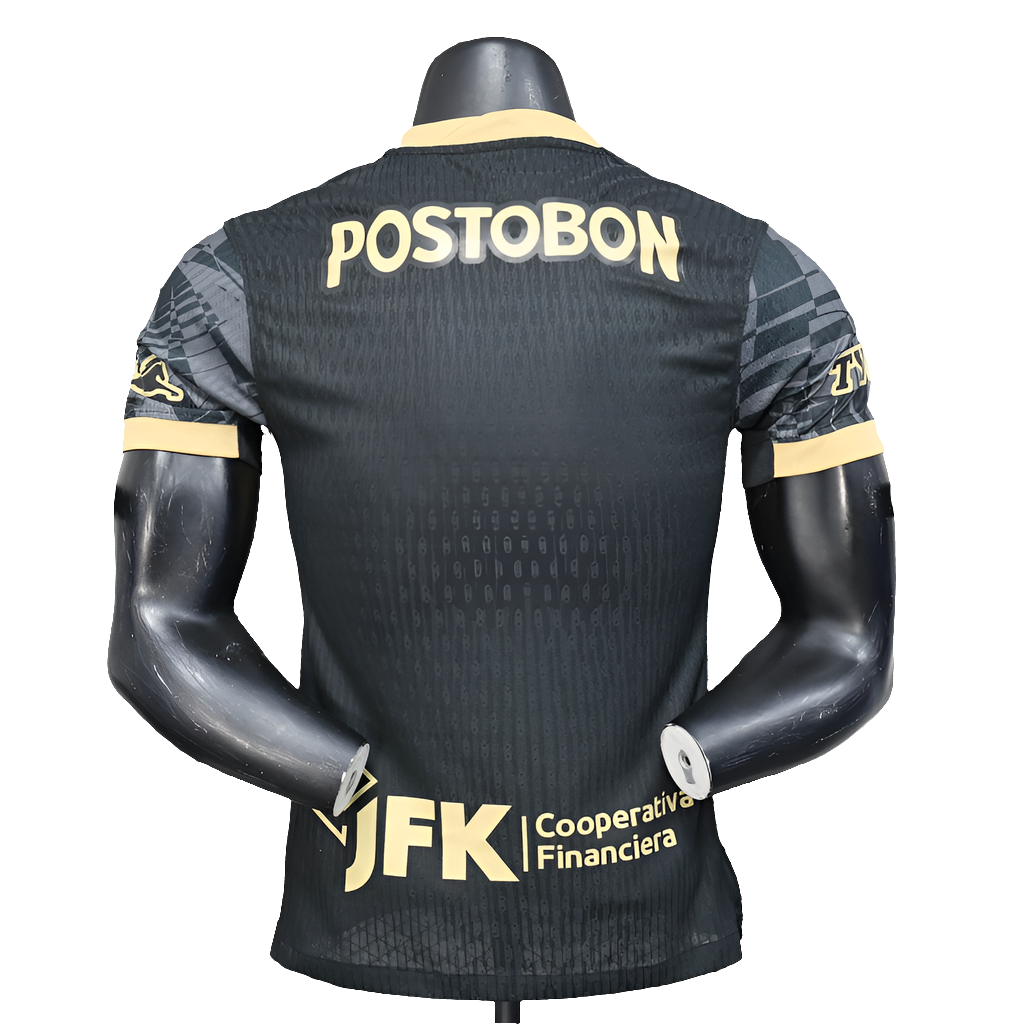 Camiseta Atlético Nacional 25/26 Edición Negra - Versión Jugador