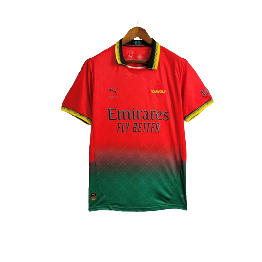 Camiseta AC Milan 25/26 Edición Conmemorativa - Roja - Versión Aficionado
