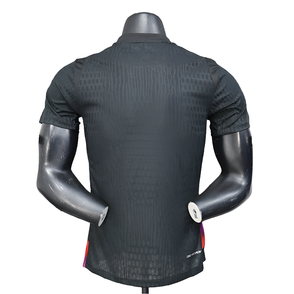 Camiseta Inglaterra 25/26 Entrenamiento - Negra - Versión Jugador