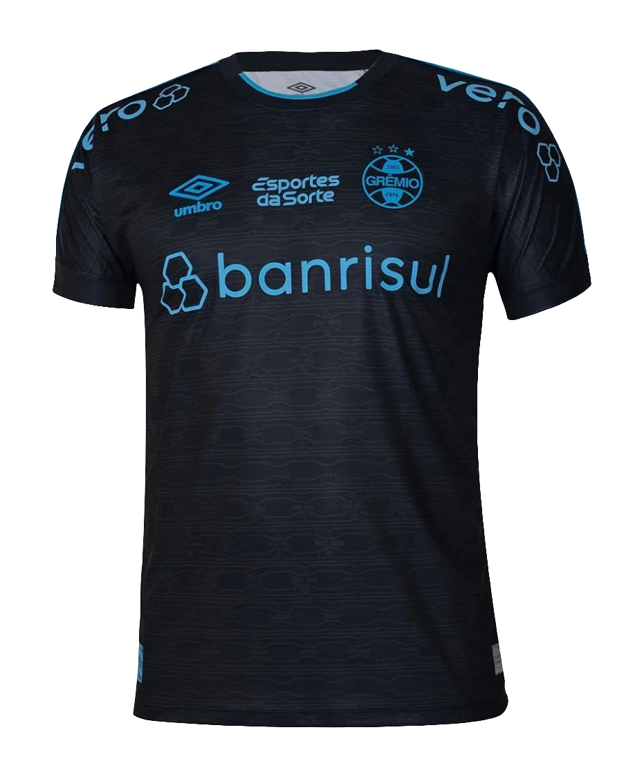 Camiseta Grêmio 23/24 III Tercera - Todos los Patrocinios - Versión Aficionado