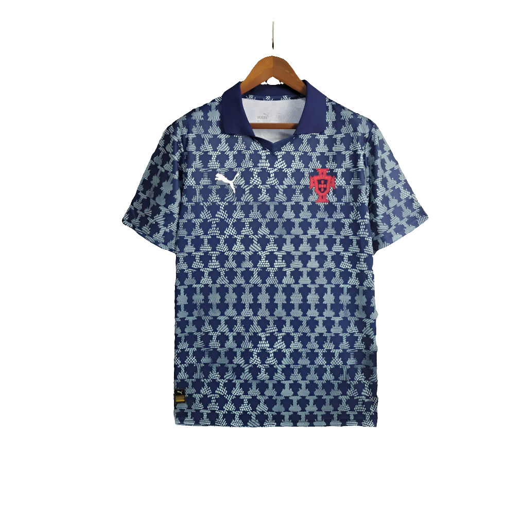 Camiseta Portugal 25/26 Entrenamiento - Azul Marino - Versión Aficionado