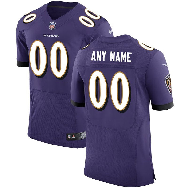 Camiseta NFL Baltimore Ravens - Edición Personalizada Speed Machine - Morado