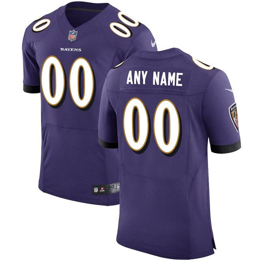 Camiseta NFL Baltimore Ravens - Edición Personalizada Speed Machine - Morado