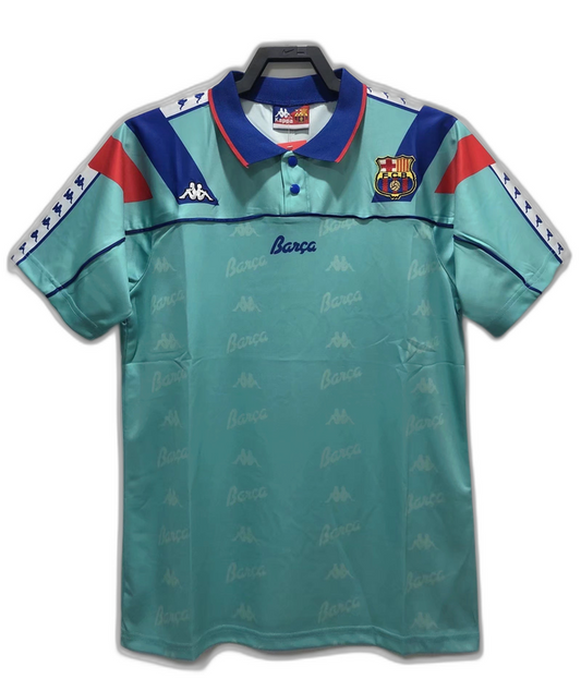 Camiseta Barcelona 92/95 Azul Claro - Versión Retro