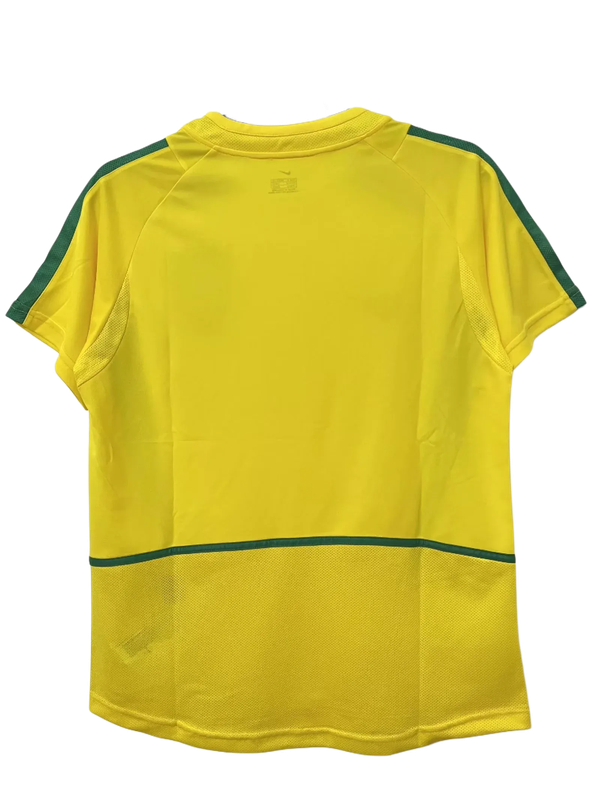 Camiseta Brasil 2002 I Casa - Versión Retro