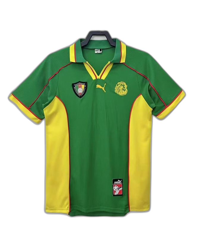 Camiseta Camerún 1998 I Casa - Versión Retro