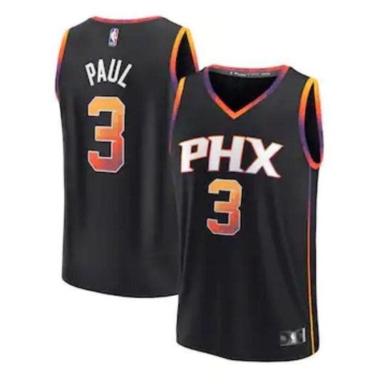 Camiseta NBA Chris Paul - Phoenix Suns - 2023 Fast Break Jugador - Negro - Edición de Impacto