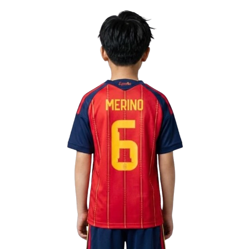 Equipación infantil de España 2026