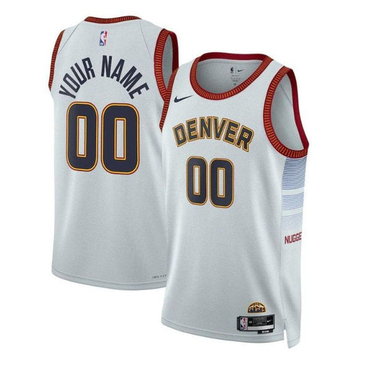Camiseta NBA - Denver Nuggets - 2023 - Edición Ciudad - Gris