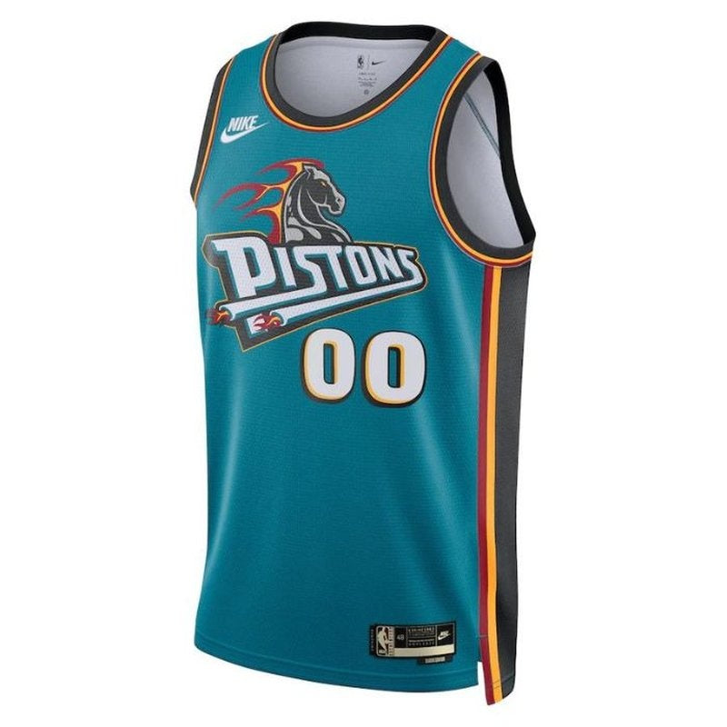 Camiseta NBA - Detroit Pistons - 2023 - Versión Clásica - Azul Petróleo