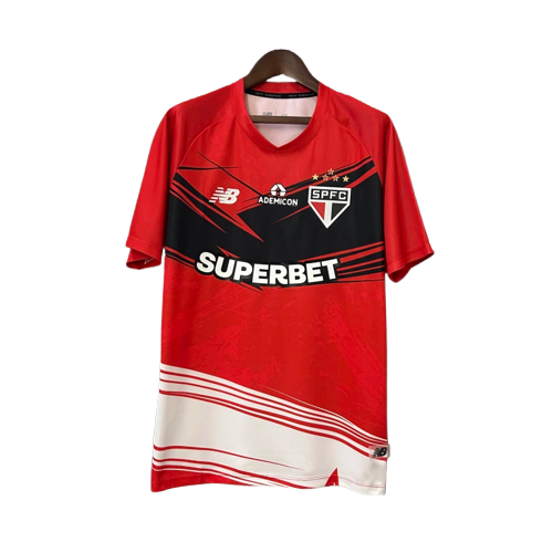 Camiseta São Paulo 25/26 Entrenamiento - Roja - Versión Aficionado